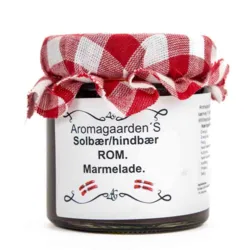 Marmelade - Solbær, Hindbær & Rom