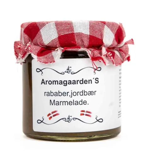 Marmelade - Rabarber & Jordbær